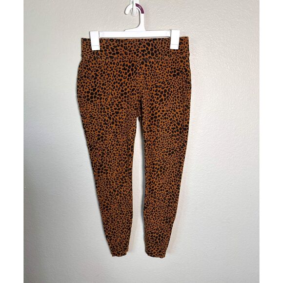 Lands' End Pants - Lands End Womens Small Cheetah Print Leggings Brown Black Spotted Leopard Pants